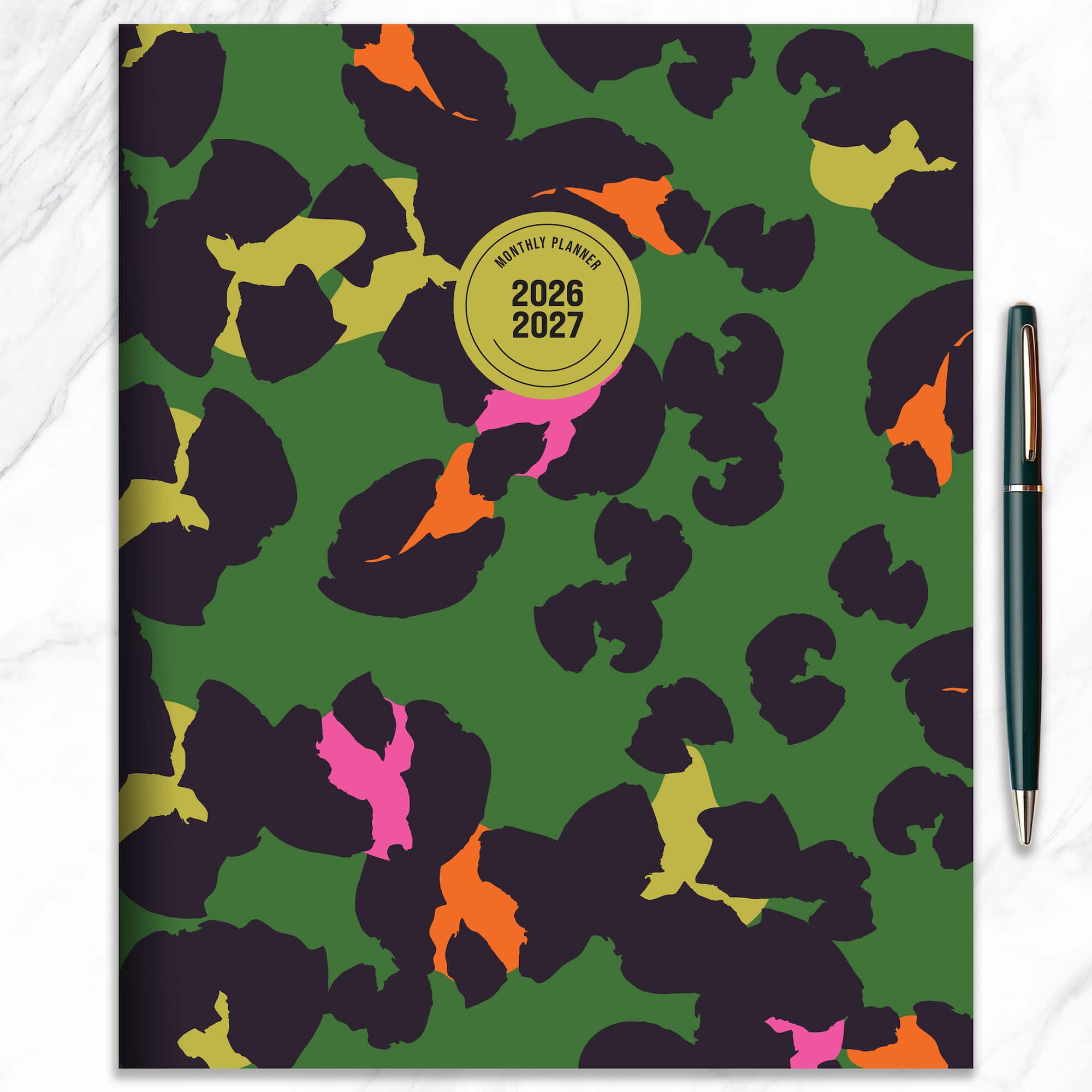 TF Publishing Large 2026-27 Lucky Leopard Monthly Planner
